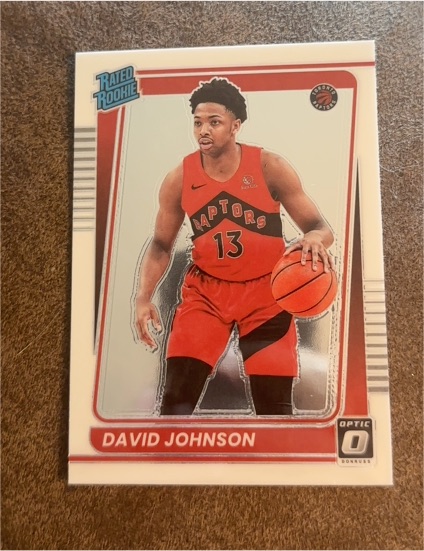 2021-22 Donruss Optic #193 David Johnson — front