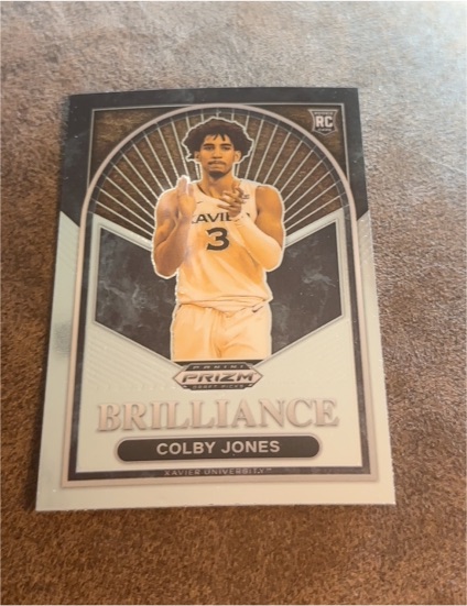 2023-24 Panini Prizm Draft Picks Brilliance #6 Colby Jones — front