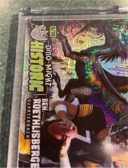 2024 Wild Card Prehistoric Dino-Might Ben Roethlisberger #5/15 — front
