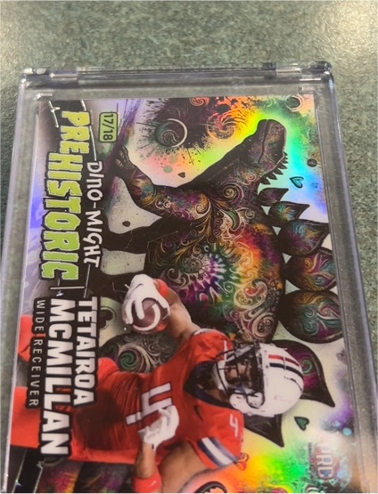 2024 Wild Card Prehistoric Dino-Might #7 Tetairoa McMillan — front