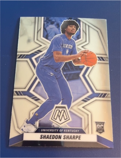 2022-23 Panini Chronicles Draft Picks Mosaic #8 Shaedon Sharpe — front