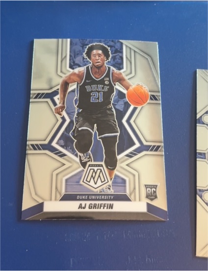 2022-23 Panini Chronicles Draft Picks Mosaic #5 AJ Griffin — front
