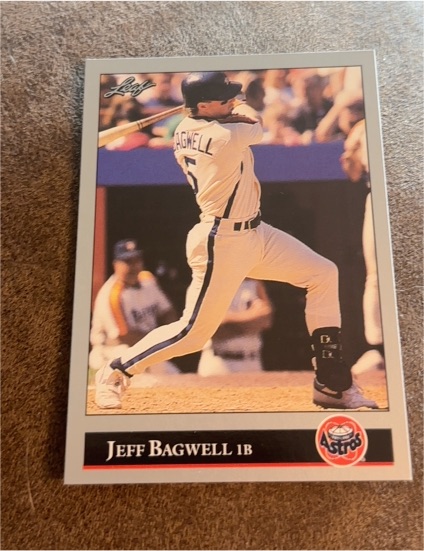 1992 Leaf #28 Jeff Bagwell Houston Astros — front
