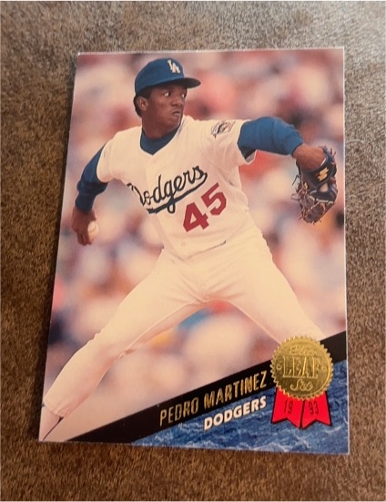 1993 Leaf #163 Pedro Martinez — front