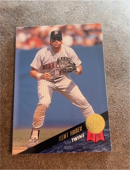 1993 Leaf #76 Kent Hrbek — front