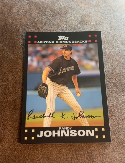 2007 Topps #560 Randy Johnson — front