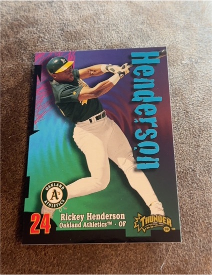 1998 Skybox Circa Thunder #87 Rickey Henderson — front