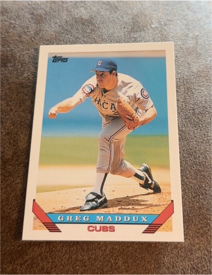 1993 Topps #183 Greg Maddux — front