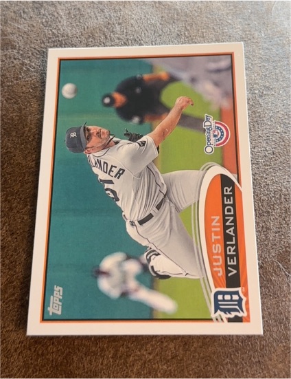 2012 Topps Series 2 #639 Justin Verlander — front