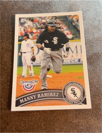 2011 Topps #128 Manny Ramirez — front