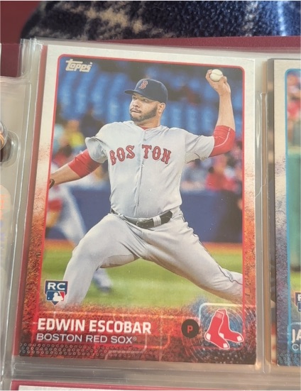 2015 Topps #77 Edwin Escobar — front