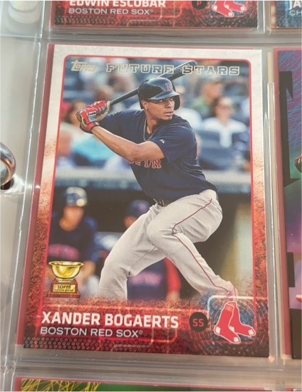 2015 Topps #327 Xander Bogaerts Boston Red Sox Future Stars — front