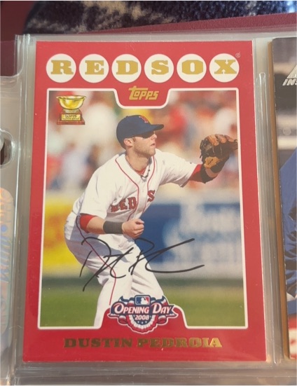 2008 Topps Opening Day #103 Dustin Pedroia — front