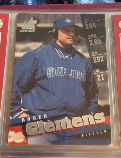 1998 Pinnacle Inside #86 Roger Clemens — front