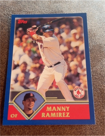 2003 Topps #550 Manny Ramirez — front