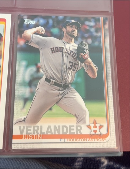 2019 Topps #57 Justin Verlander — front