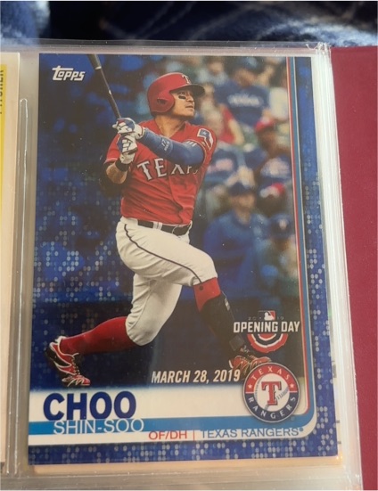 2019 Topps Opening Day #200 Shin-Soo Choo — front