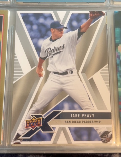 2008 Upper Deck X #82 Jake Peavy — front