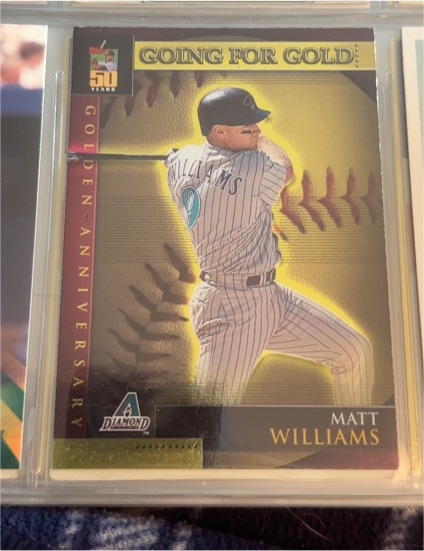 2001 Topps Golden Anniversary #GA44 Matt Williams — front