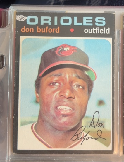 1971 Topps #29 Don Buford — front