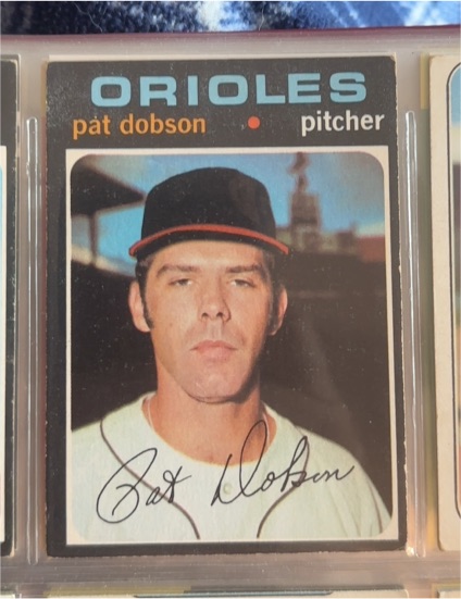 1971 Topps #547 Pat Dobson — front