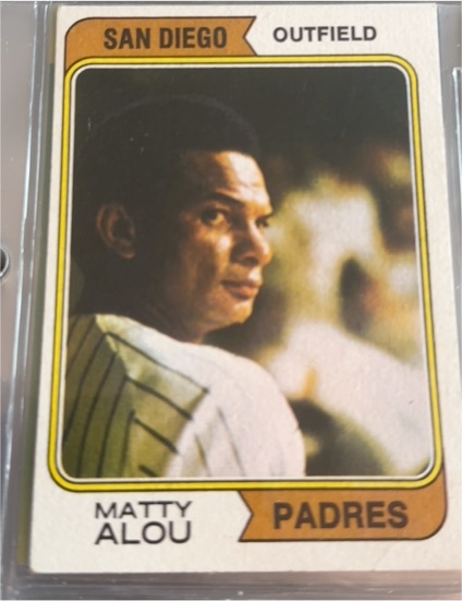 1974 Topps #430 Matty Alou — front