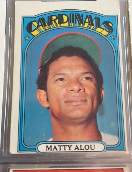 1972 Topps #395 Matty Alou — front
