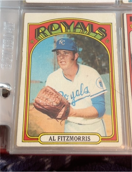 1972 Topps #349 Al Fitzmorris — front