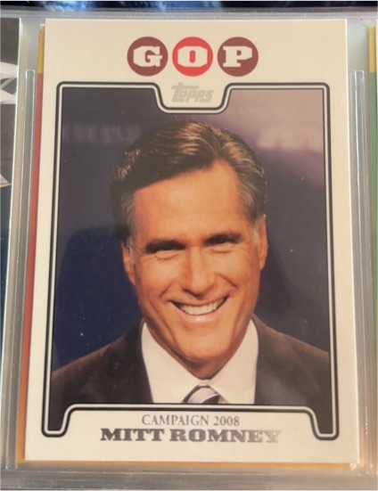 2008 Topps Campaign 2008 #C08-MR Mitt Romney — front