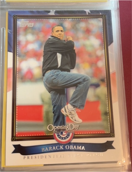 2011 Topps Opening Day #PFP-1 Barack Obama — front