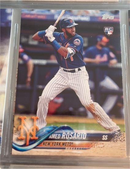 2018 Topps #63 Amed Rosario Rookie Card — front