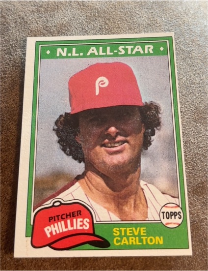 1981 Topps #630 Steve Carlton — front