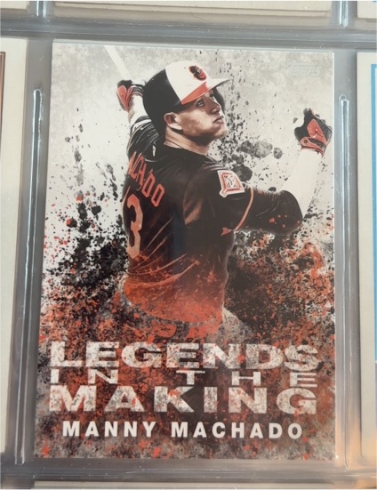 2018 Topps Legends in the Making #LTM-MM Manny Machado — front