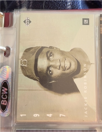 1995 Upper Deck #M5 Jackie Robinson — front