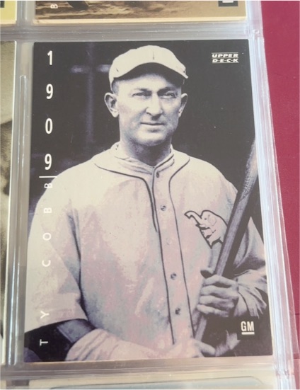 1994 Upper Deck GM The American Epic #3 Ty Cobb — front