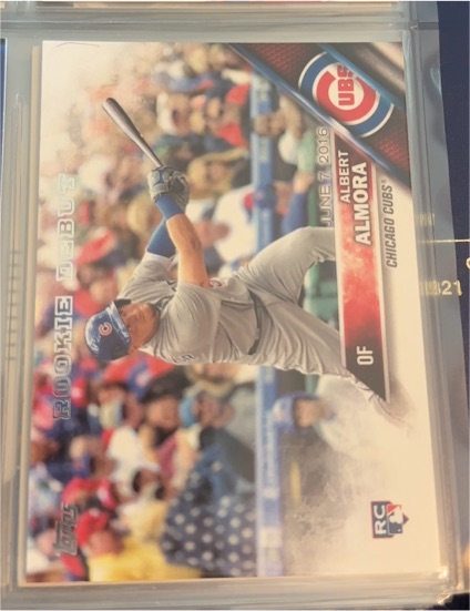 2016 Topps Update #US139 Albert Almora — front