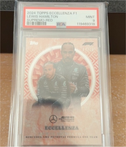 2024 Topps Eccellenza F1 Supremo-Red Lewis Hamilton — front