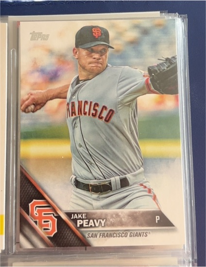 2016 Topps Series 1 #320 Jake Peavy — front