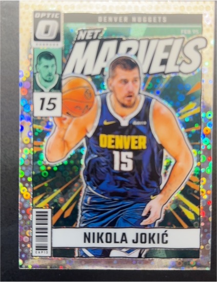 2024-25 Panini Donruss Optic #21 Nikola Jokic Net Marvels — front
