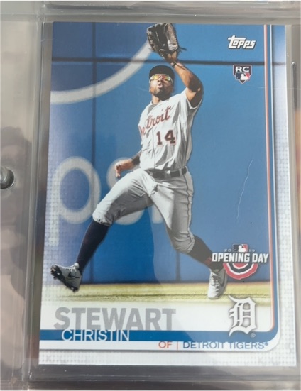 2019 Topps Opening Day #68 Christin Stewart — front