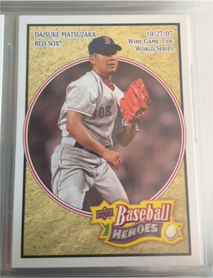 2008 Upper Deck Baseball Heroes #28 Daisuke Matsuzaka — front