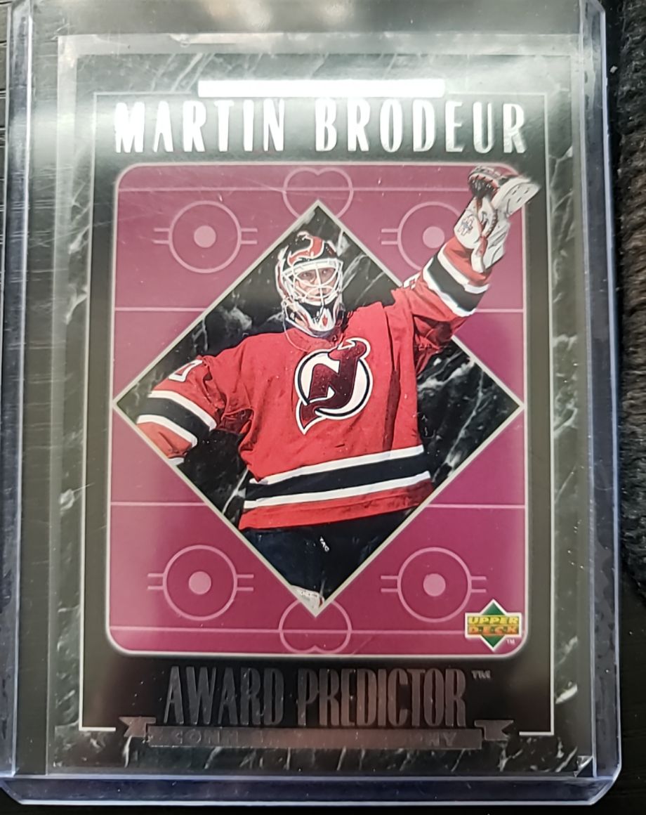 1996-97 Upper Deck Conn Smythe Award Predictor Insert #R57 Martin Brodeur — front