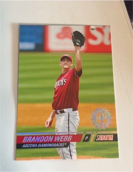 2001 Topps Stadium Club #P1 Brandon Webb — front