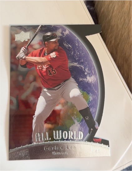 2010 Upper Deck All World #AW-3 Carlos Lee — front