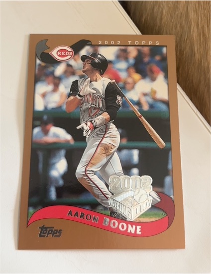 2002 Topps #92 Aaron Boone — front