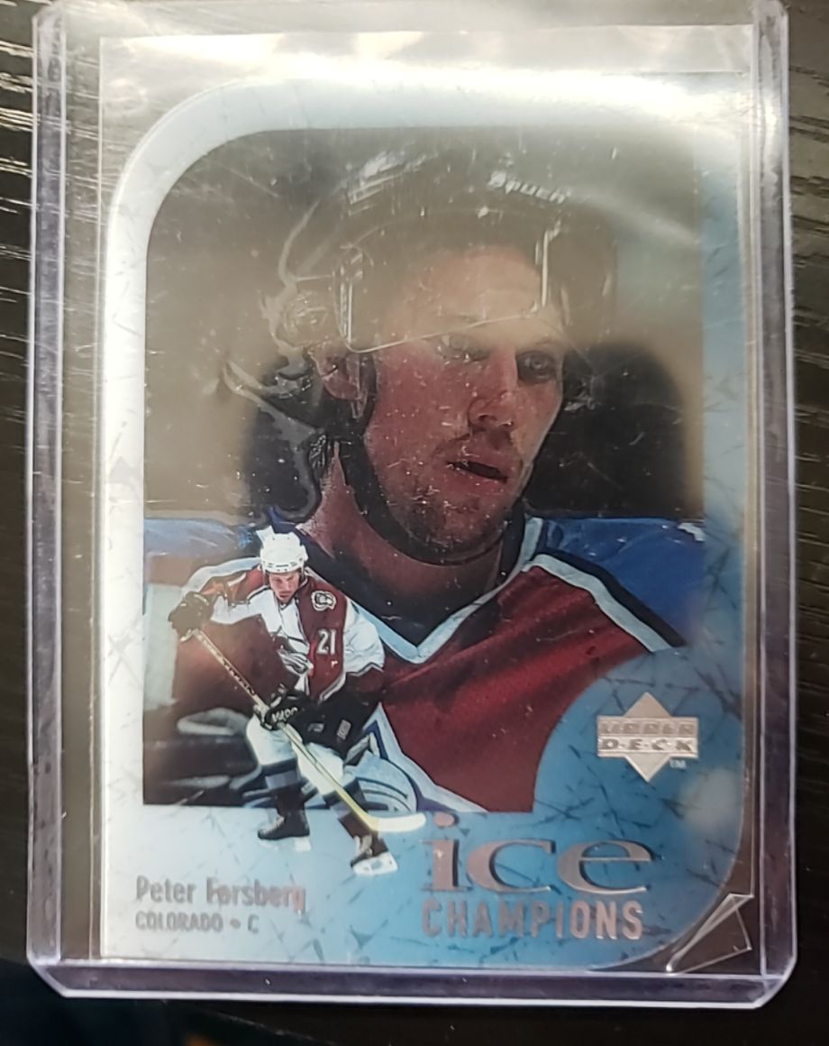 1997-98 Upper Deck Ice Champions #IC5 Peter Forsberg — front