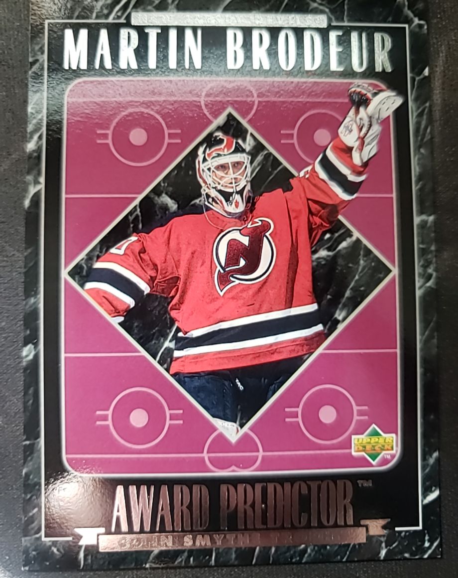 1995-96 Upper Deck Award Predictor #R57 Martin Brodeur — front