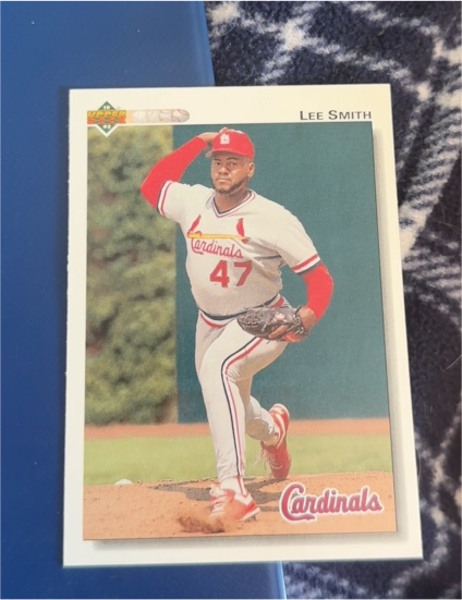 1992 Upper Deck #376 Lee Smith — front