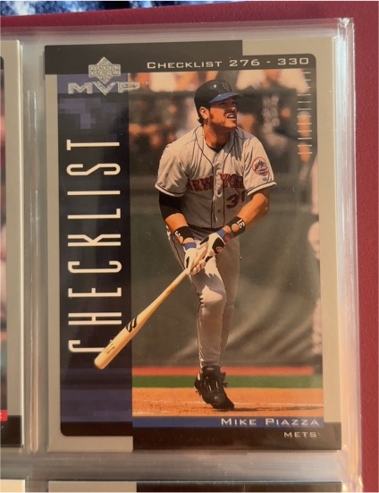 2001 Upper Deck MVP #330 Mike Piazza — front