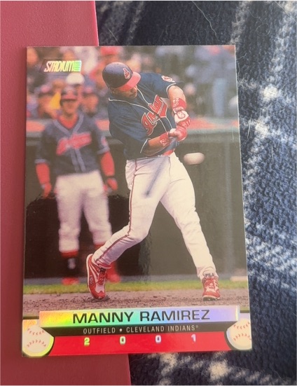 2001 Stadium Club #118 Manny Ramirez — front